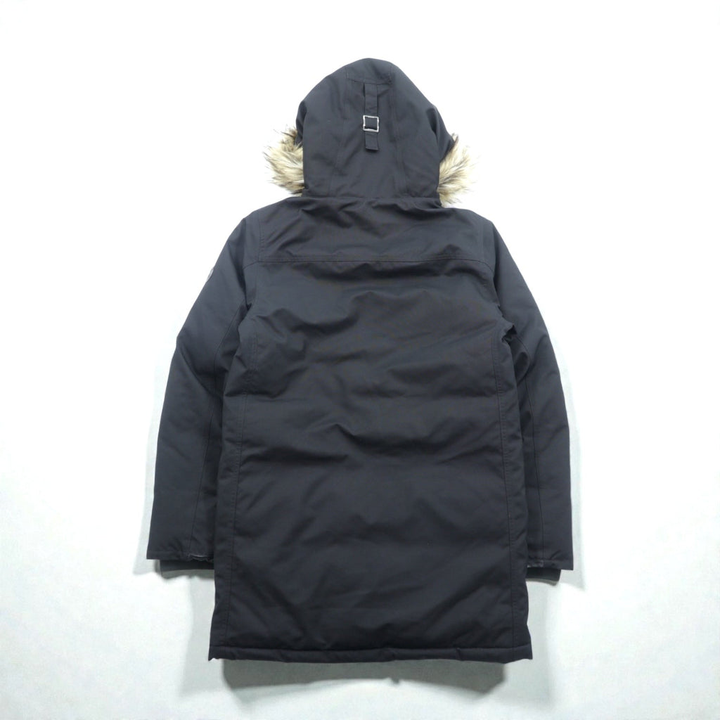 Polo Ralph Lauren ダウンジャケット N-3B ミリタリー コート XS ブラック ドローコード PERFORMANCE ファー着脱式