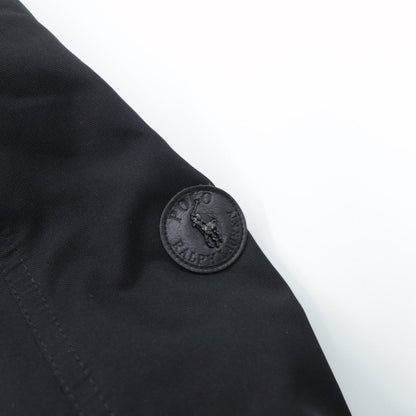 Polo Ralph Lauren ダウンジャケット N-3B ミリタリー コート XS ブラック ドローコード PERFORMANCE ファー着脱式