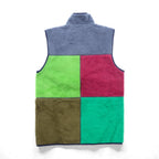 Patagonia パッチワーク レトロX Patchwork Retro-X Vest ボアフリース ベスト S マルチカラー ブロック クレイジーパターン 11909 未使用品