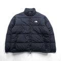 THE NORTH FACE 90年代 600フィルパワー ヌプシ ダウンジャケット 2XL ドローコード ブラック スタンドカラー