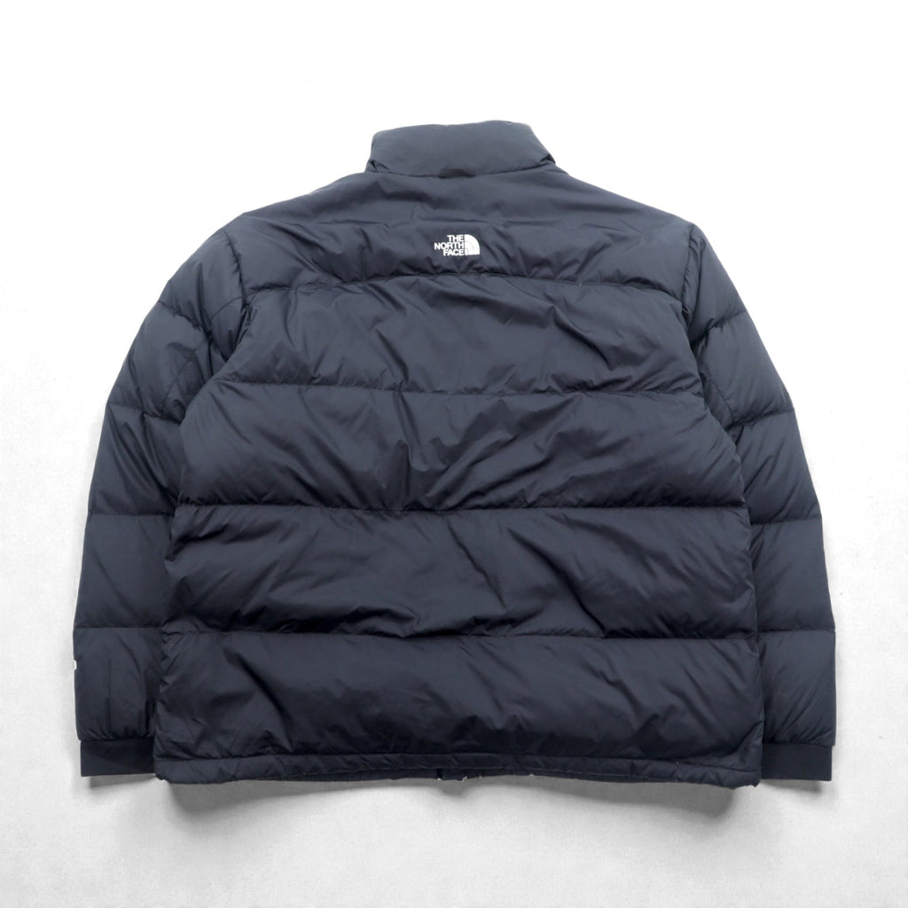 THE NORTH FACE 90年代 600フィルパワー ヌプシ ダウンジャケット 2XL ドローコード ブラック スタンドカラー