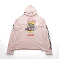 KIDILL ビッグスウェットパーカー SKUM PARKA プルオーバー FREE ピンク コットン KL319 日本製