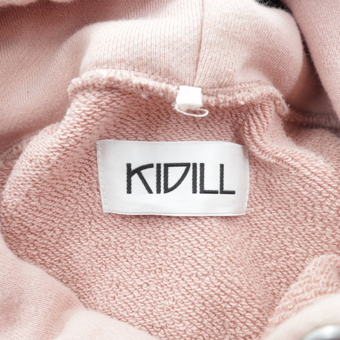 KIDILL Big Sweatshirt Hoodie SKUM PARKA Pullover FREE Pink Cotton KL319 Made in Japan
