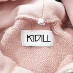 KIDILL ビッグスウェットパーカー SKUM PARKA プルオーバー FREE ピンク コットン KL319 日本製