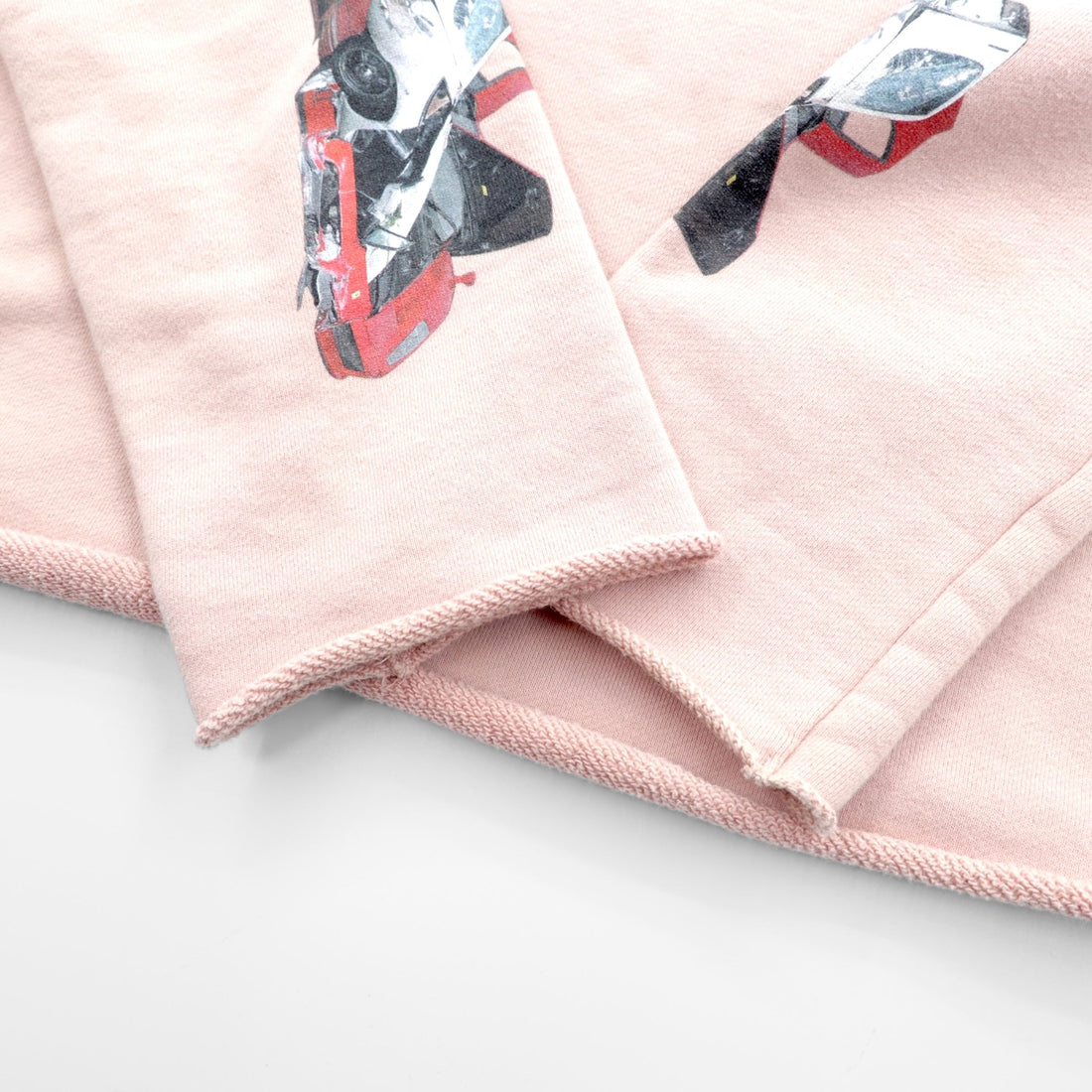 KIDILL Big Sweatshirt Hoodie SKUM PARKA Pullover FREE Pink Cotton KL319 Made in Japan