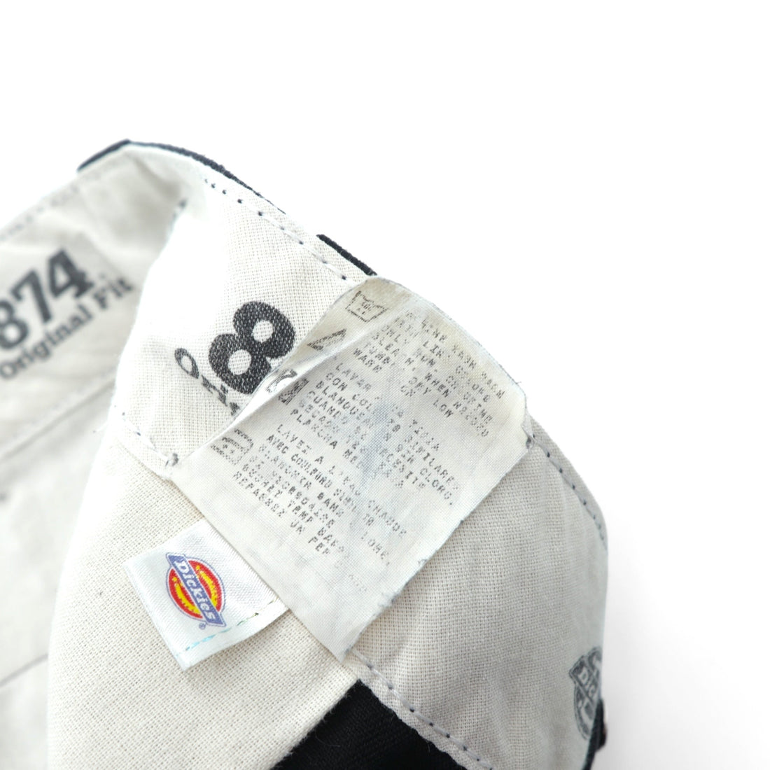 Dickies 874 オリジナルフィット チノパンツ ワークパンツ L ブラック ポリエステル