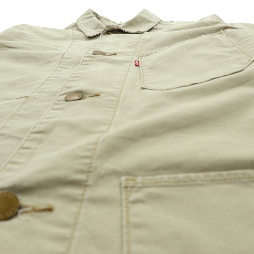 Levi's エンジニアコート カバーオール L ベージュ コットン STRETCH 29655