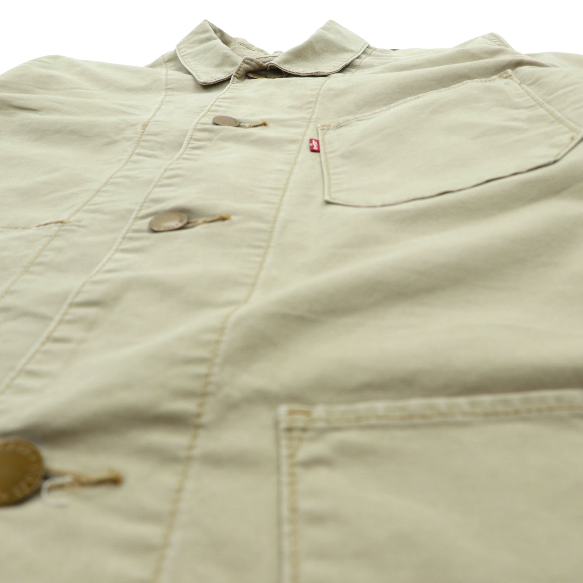Levi's エンジニアコート カバーオール L ベージュ コットン STRETCH 29655