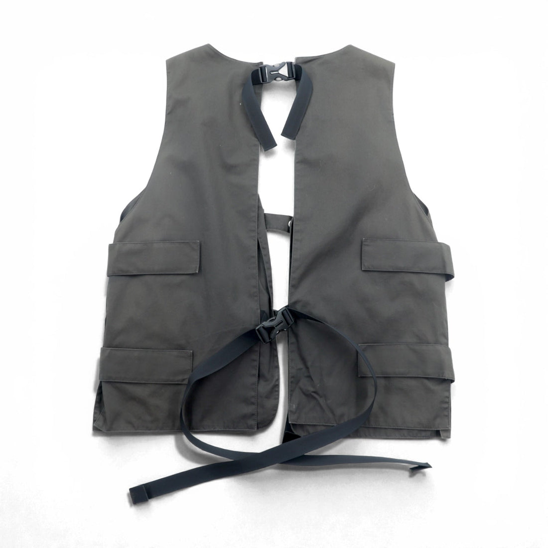 meanswhile ユーティリティベスト High Density Gabardine Split Vest FREE グレー MW-JKT21108 日本製
