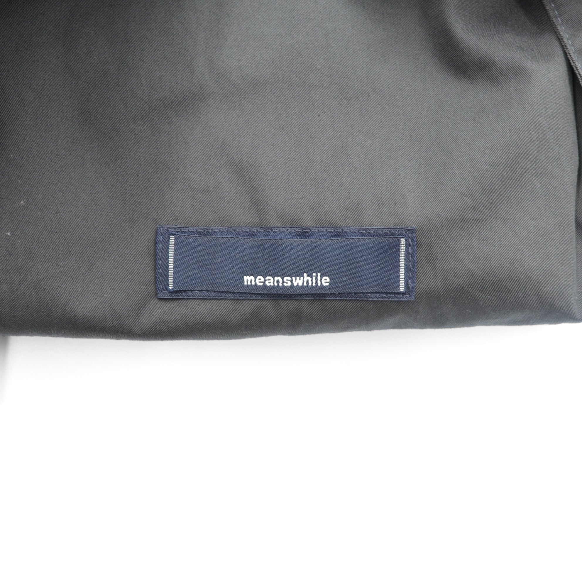 meanswhile ユーティリティベスト High Density Gabardine Split Vest FREE グレー MW-JKT21108 日本製