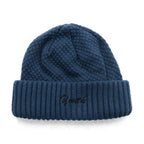 JieDa × override 日本製 ビーニー ニット帽 ネイビー アクリル BIG KNIT CAP youth 833790904