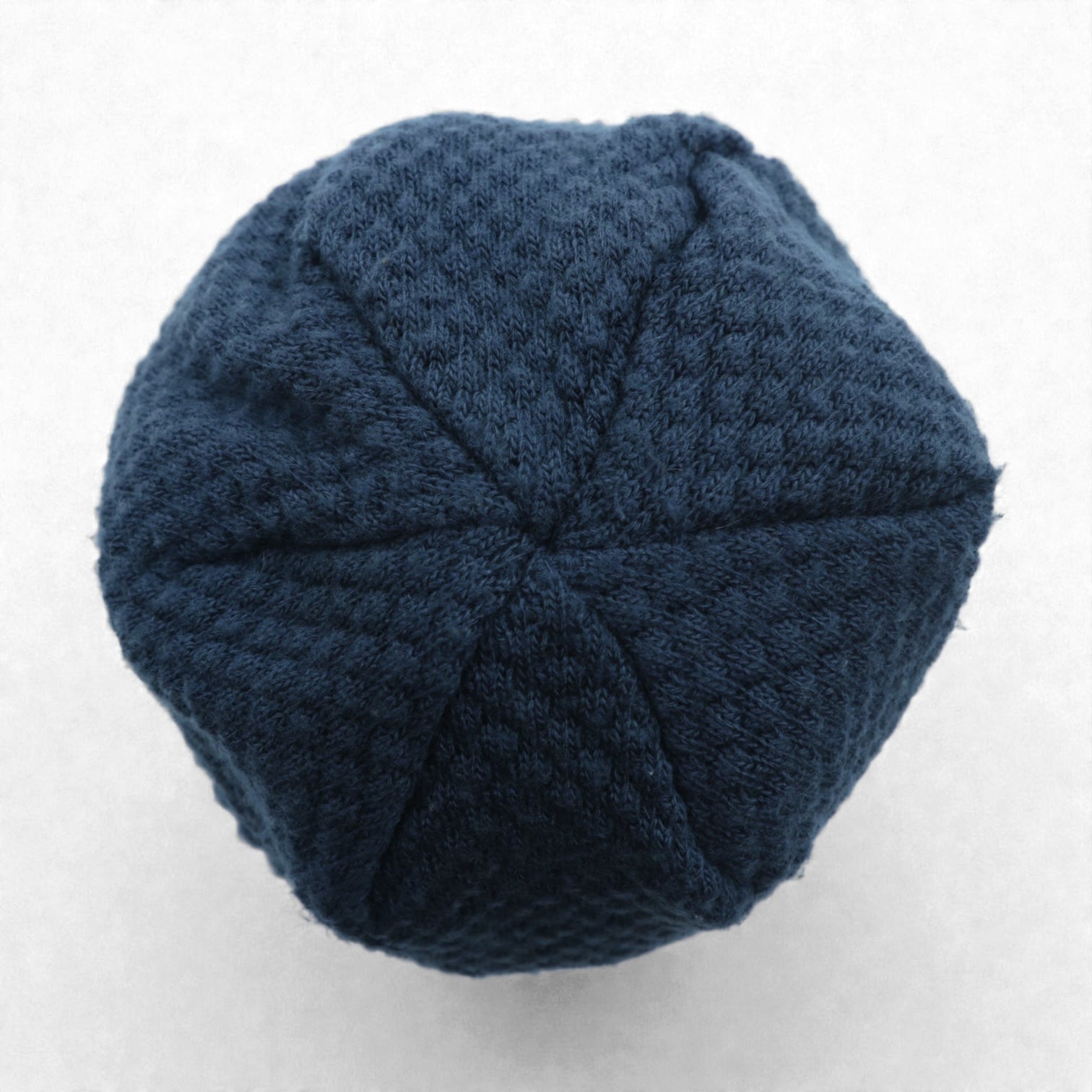 JieDa × override 日本製 ビーニー ニット帽 ネイビー アクリル BIG