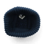 JieDa × override 日本製 ビーニー ニット帽 ネイビー アクリル BIG KNIT CAP youth 833790904