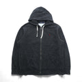 Polo Ralph Lauren Reverse Weave Zip Hoodie XL Charcoal Gray Small Pony Embroidery