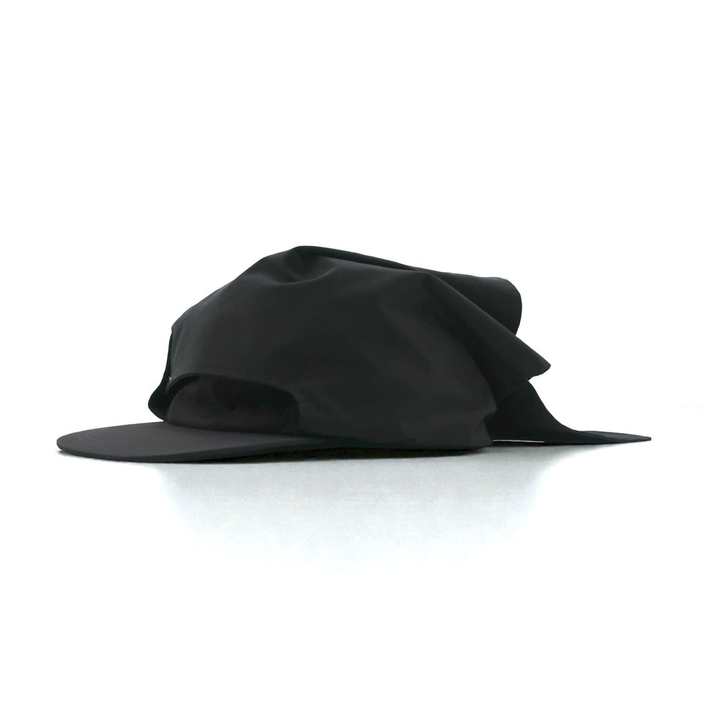 OAMC 2WAY キャップ VEILED CAP バラクラバ ブラック サンシェード 着脱可 ドローコード 23A28OAB17 TESBA032 イタリア製