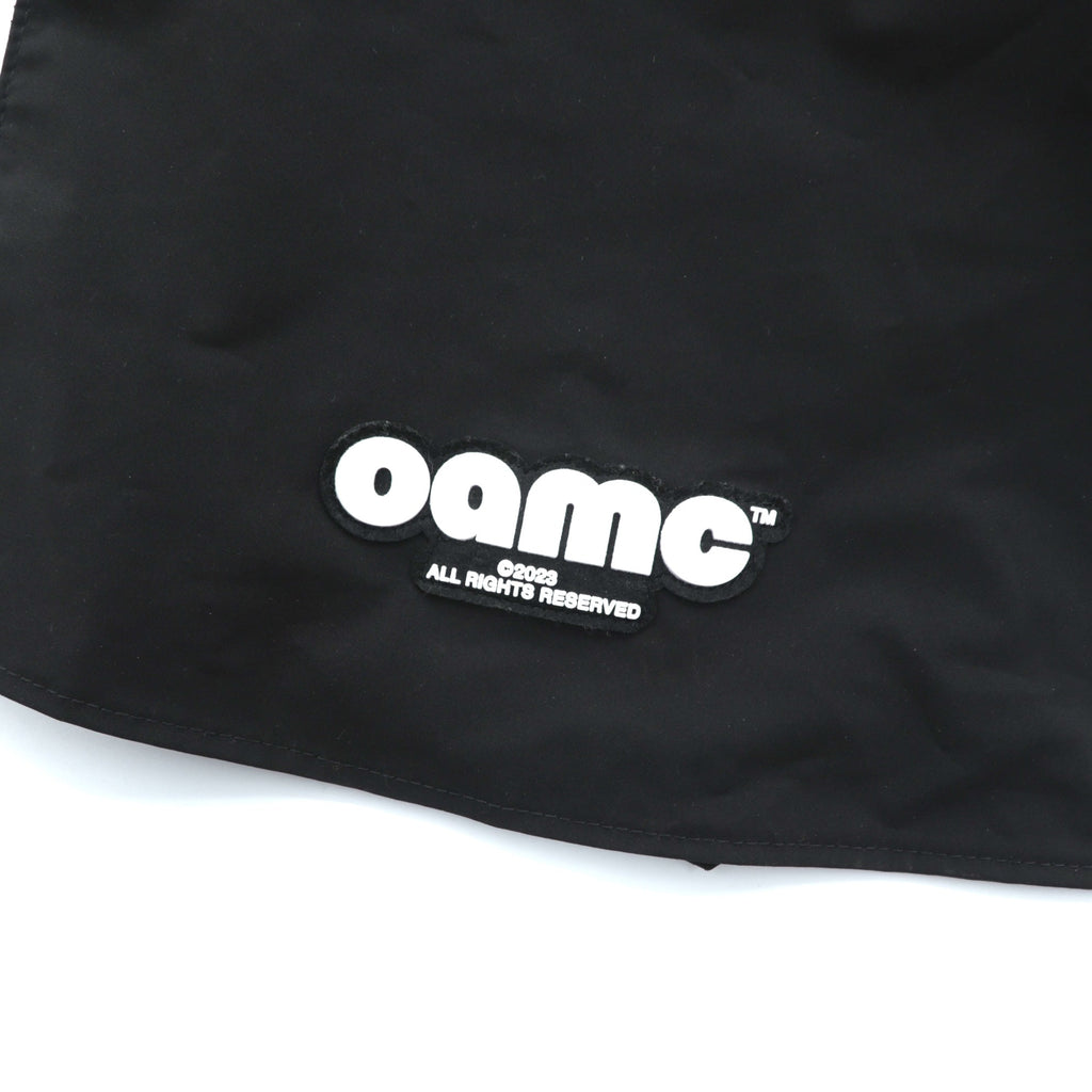 OAMC 2WAY キャップ VEILED CAP バラクラバ ブラック サンシェード 着脱可 ドローコード 23A28OAB17 TESBA032 イタリア製