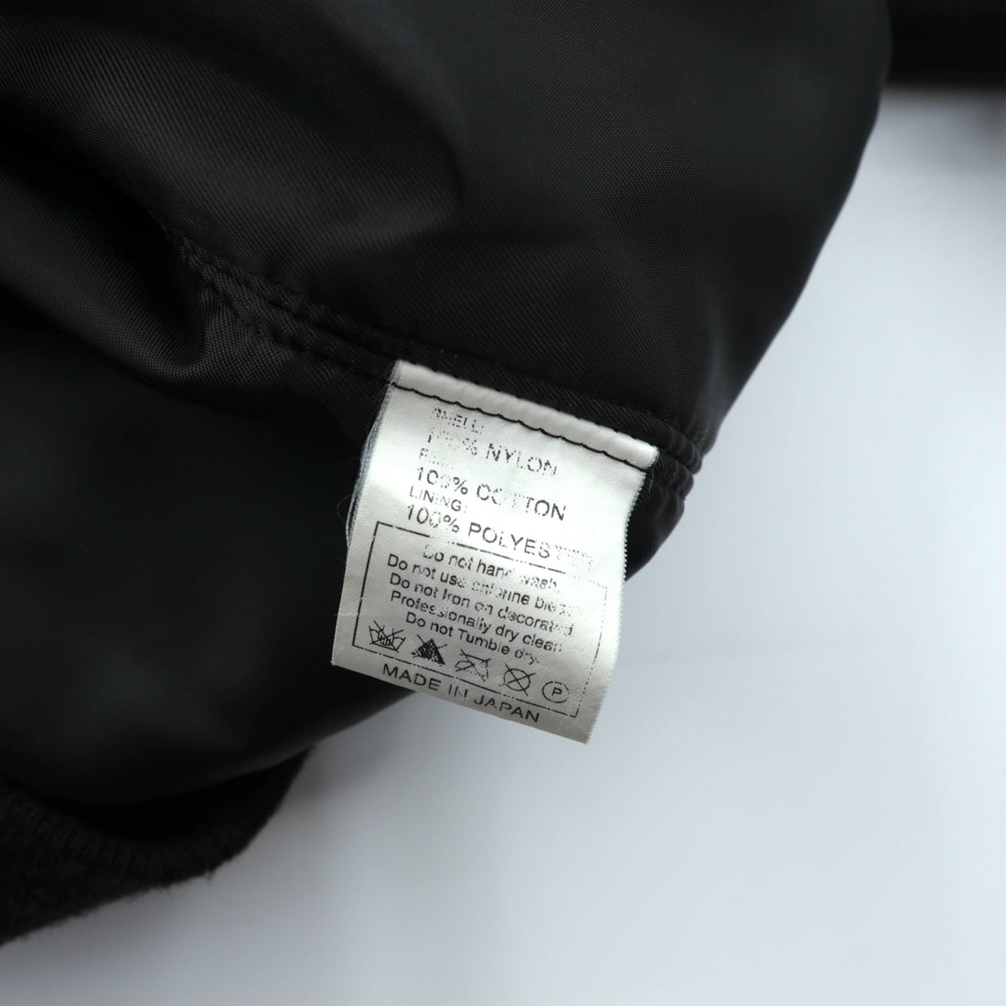 COOTIE PRODUCTIONS Made in Japan MA-1 Flight Jacket L Black Padded Nylon