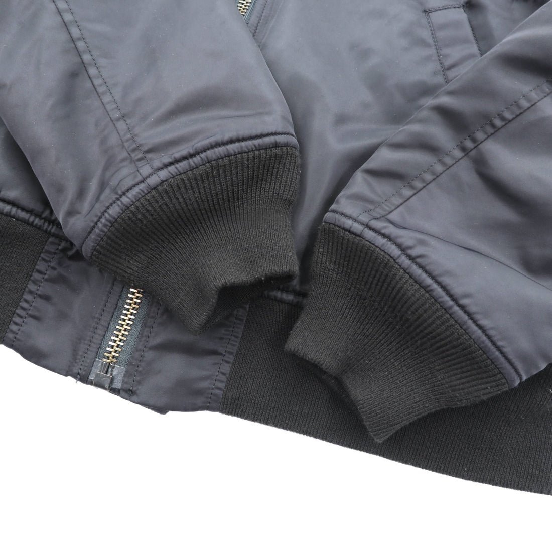 COOTIE PRODUCTIONS Made in Japan MA-1 Flight Jacket L Black Padded Nylon