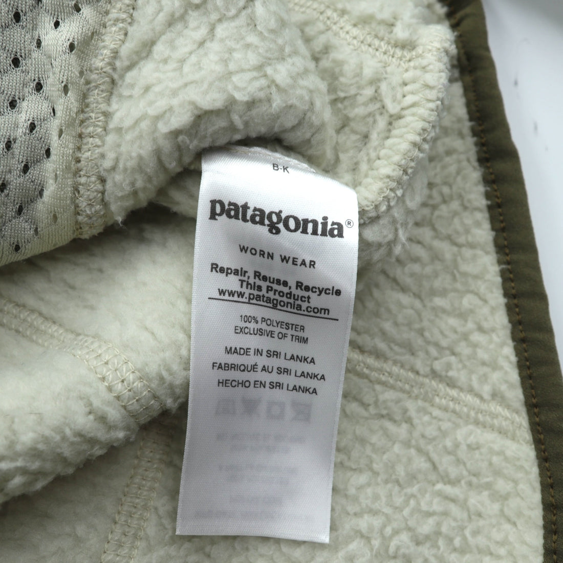 Patagonia レトロ パイル フーディー Retro Pile Hoody ボア フリースジャケット パーカー M ナチュラル 22805