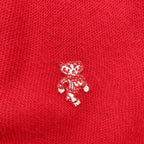 The FOX Collection by JC PENNEY 80年代 USA製 ヴィンテージ Vネック ニット セーター XL レッド ワンポイントロゴ