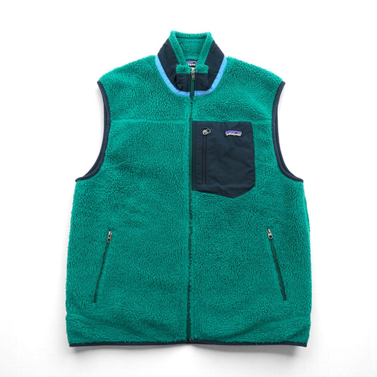 Patagonia クラシック レトロ X Classic RetroX ボア フリースベスト L グリーン 23047
