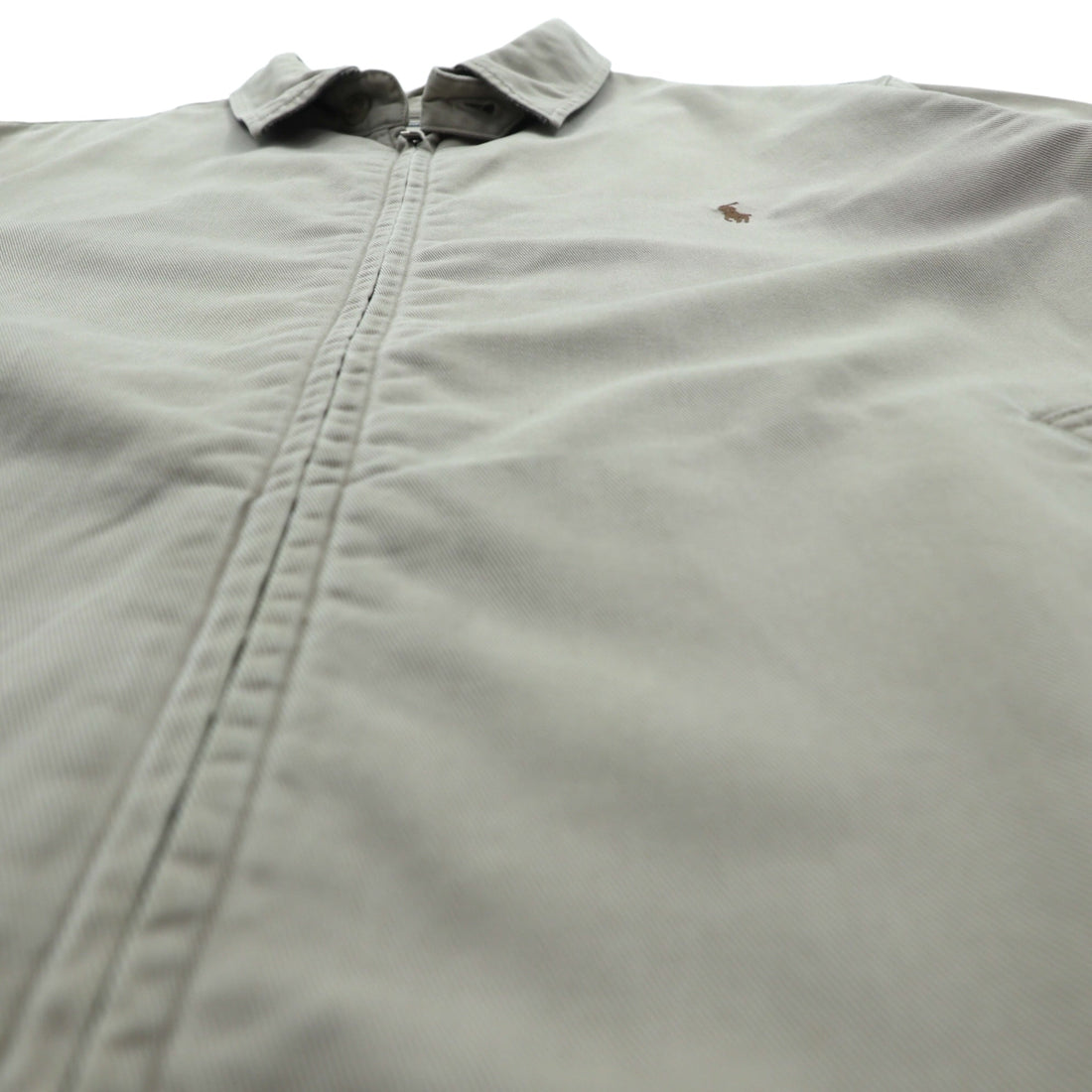 Polo Ralph Lauren 90年代 スウィングトップ ハリントンジャケット XL ベージュ スモールポニー刺繍 チンストラップ