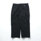 Dickies Wide Cargo Work Pants, XL, Black Polyester, 7113038