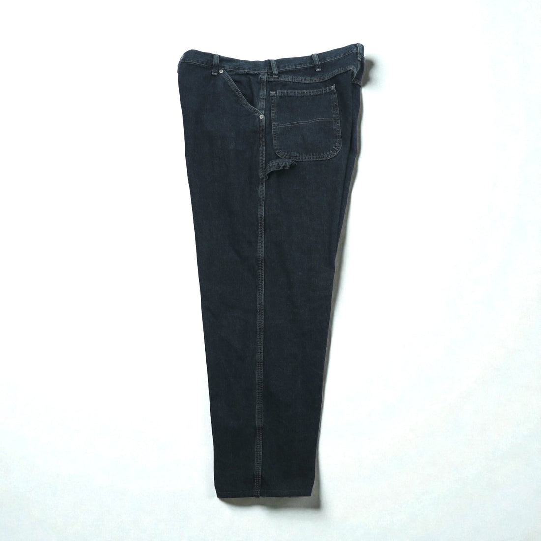 Wrangler Painter Wide Denim Pants, Jeans, XL, Dark Indigo, Big Size 94LSWQW