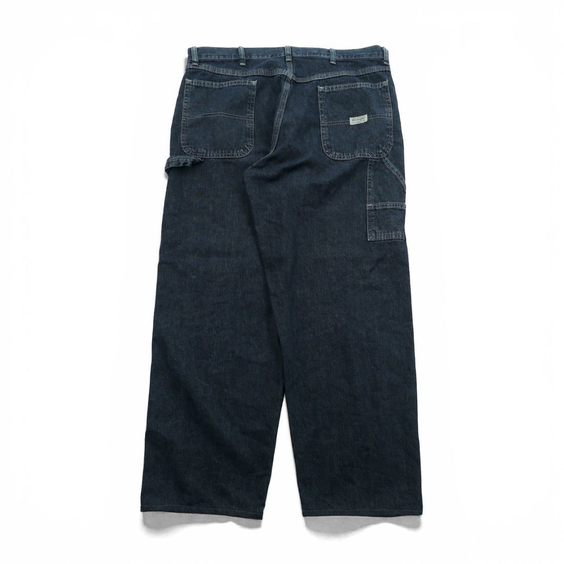 Wrangler Painter Wide Denim Pants, Jeans, XL, Dark Indigo, Big Size 94LSWQW