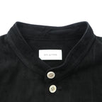 BED J.W FORD 日本製 Suede Leather Blouse シャツ M ブラック カンガルーレザー 夜明け 新世界 21SS-B-BL10