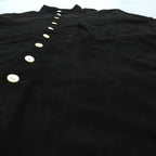 BED J.W FORD 日本製 Suede Leather Blouse シャツ M ブラック カンガルーレザー 夜明け 新世界 21SS-B-BL10