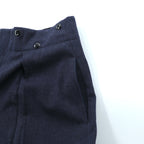 Vintage 60s Trousers Clayman & Sons Ltd スラックス パンツ M ネイビー ウール 8405-21-800-1044 60年代 カナダ軍