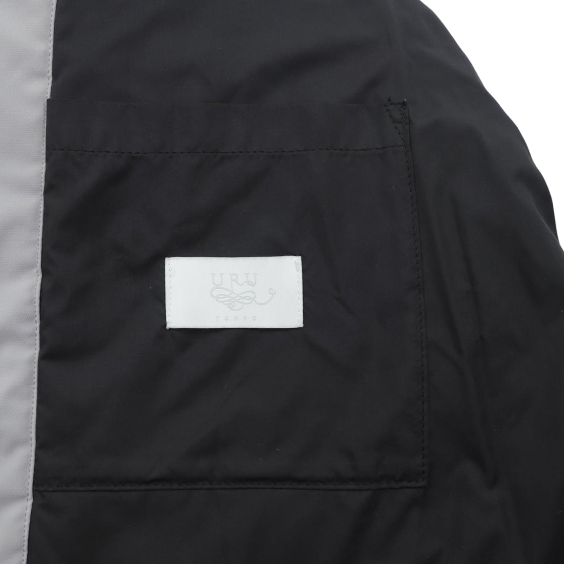 URU Padded Jacket, Made in Japan, Large, Drawcord, Reflector, Stand Collar, 16FUJ05
