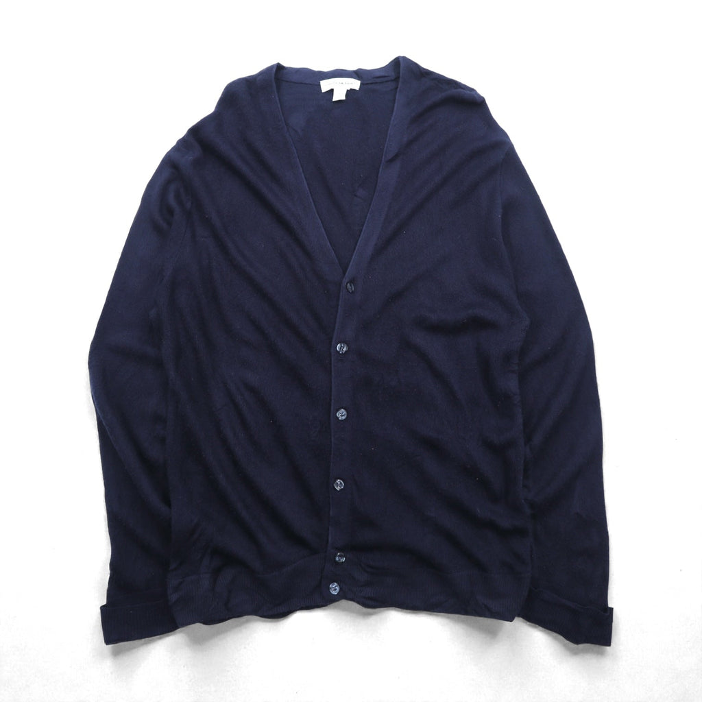 Cypress Links 90s Vintage Knitwear Vネック カーディガン XL ネイビー アクリルニット 90年代
