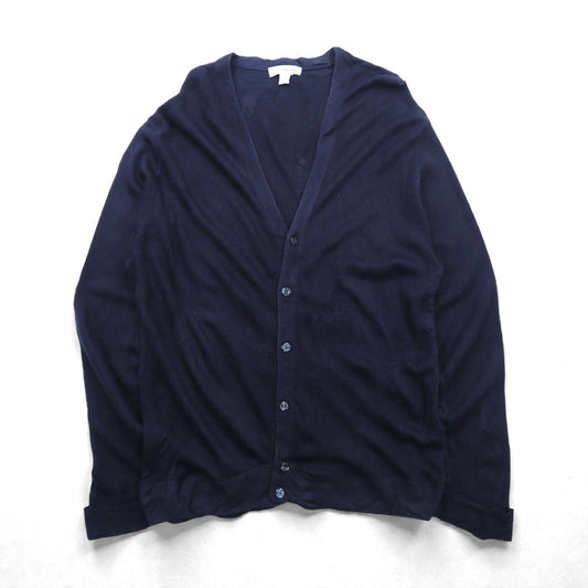 Cypress Links 90s Vintage Knitwear Vネック カーディガン XL ネイビー アクリルニット 90年代