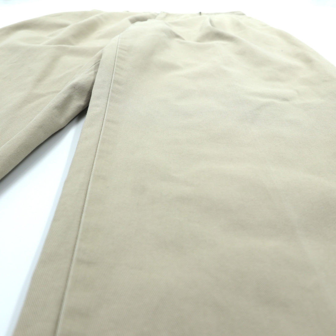 Polo Ralph Lauren 90年代 2タック ワイド チノパンツ スラックス M ベージュ ダブルカフス ポロチノ
