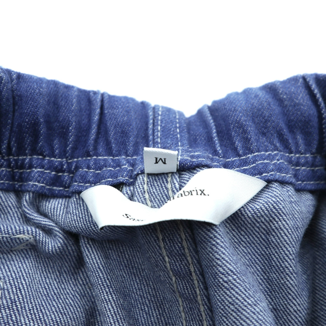 Sasquatchfabrix. Made in Japan Utility Full Flap Denim Pants, Wide Cargo Size M, Indigo, 24SS-PA9-003