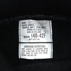 VINTAGE 00年代 US NAVY 米海軍 モックネック ニット セーター M ブラック ウール 8405-01-214-4002 MITTS NITTS INC