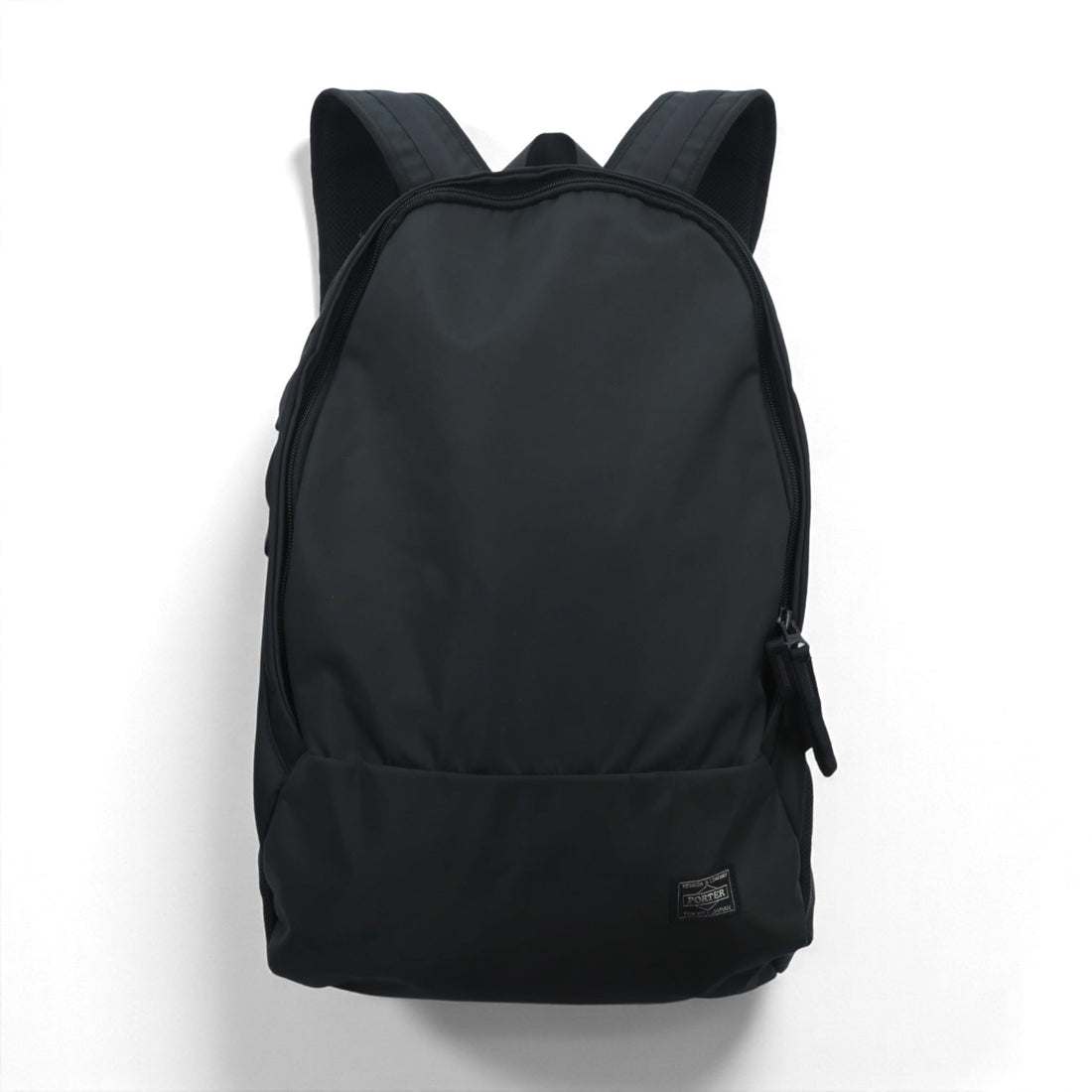 PORTER (Yoshida Bag) Made in Japan DRIVE DAYPACK Backpack, 12L, with Laptop Sleeve, Black Nylon, 635-06825