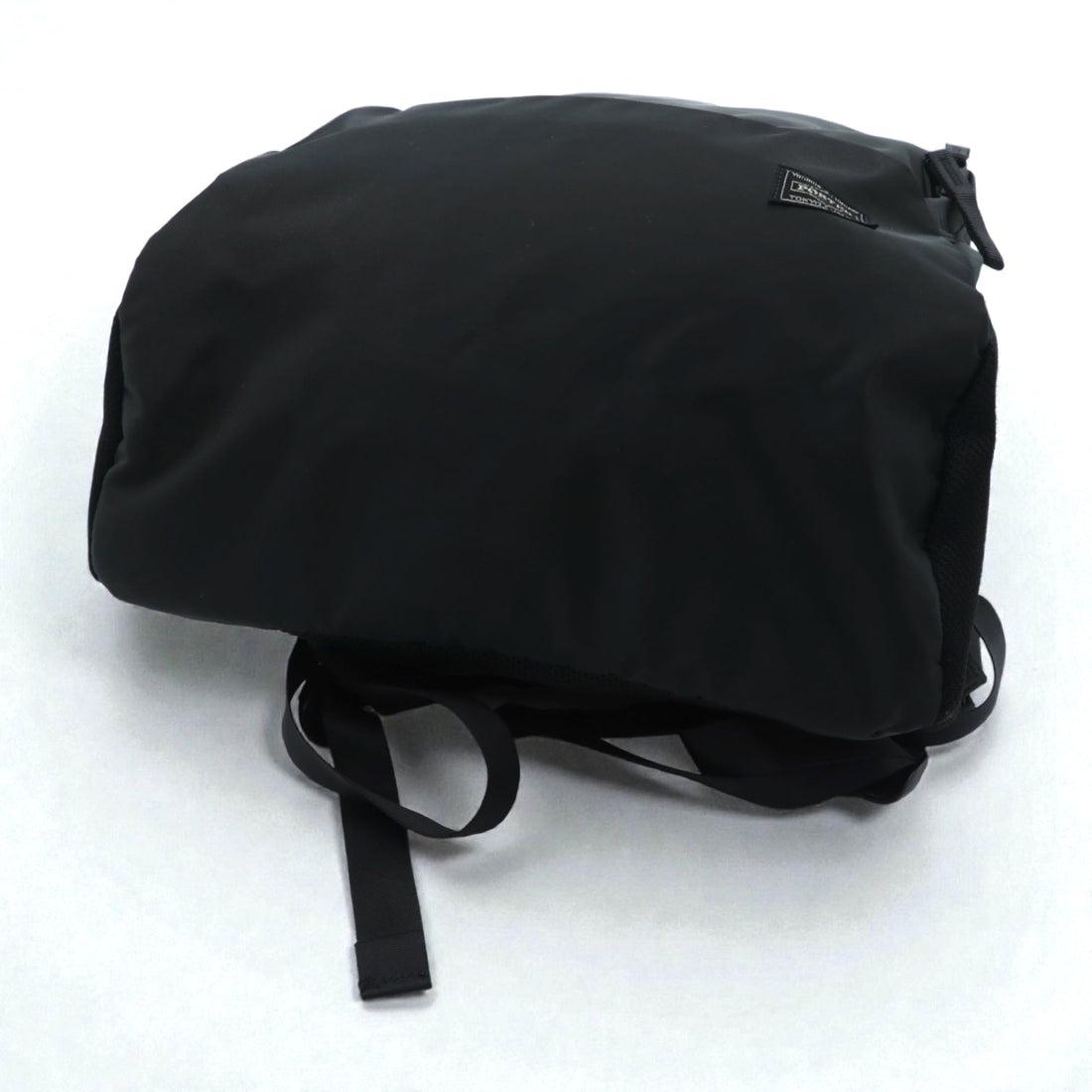 PORTER (Yoshida Bag) Made in Japan DRIVE DAYPACK Backpack, 12L, with Laptop Sleeve, Black Nylon, 635-06825