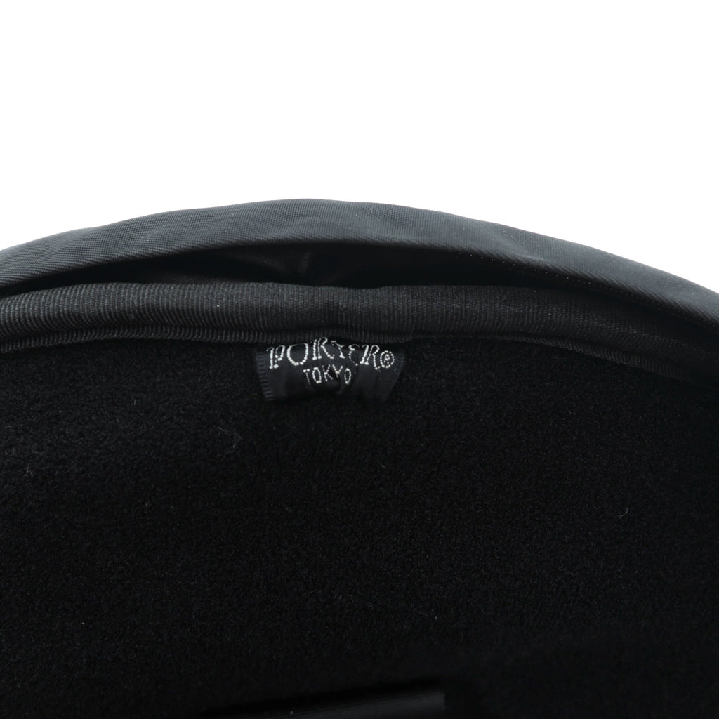 PORTER (Yoshida Bag) Made in Japan DRIVE DAYPACK Backpack, 12L, with Laptop Sleeve, Black Nylon, 635-06825