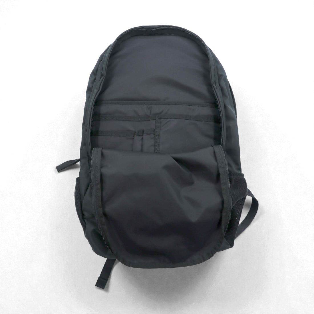 PORTER (Yoshida Bag) Made in Japan DRIVE DAYPACK Backpack, 12L, with Laptop Sleeve, Black Nylon, 635-06825