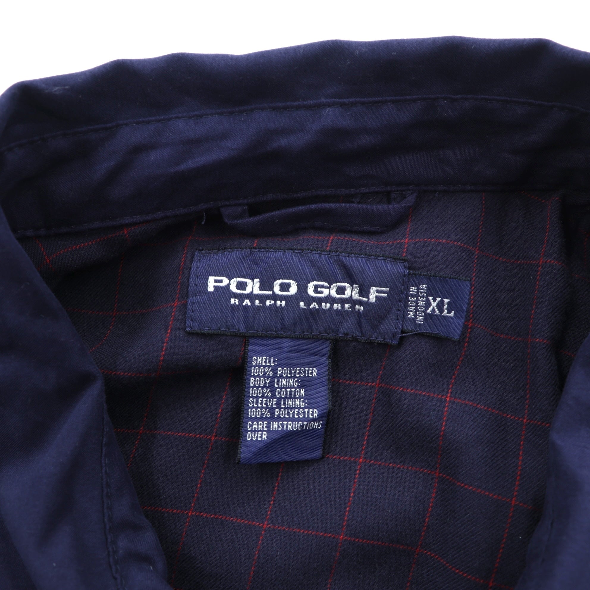 POLO GOLF RALPH LAUREN 90s Peach Skin Swing Top Harrington Jacket