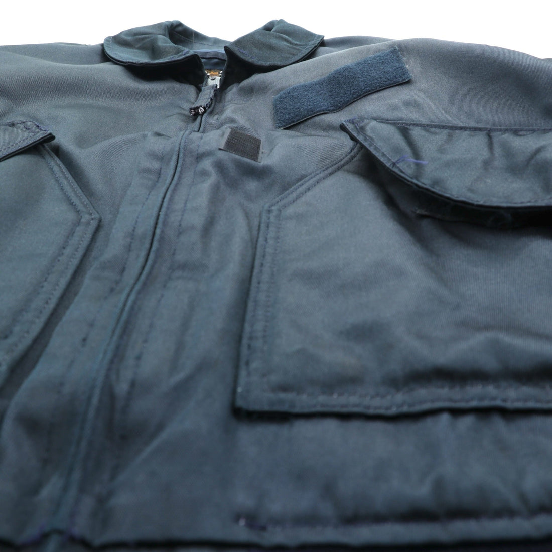 ALPHA INDUSTRIES 90年代 USA製 CWU 45P フライトジャケット L ネイビー 難燃性 短丈 ボロ