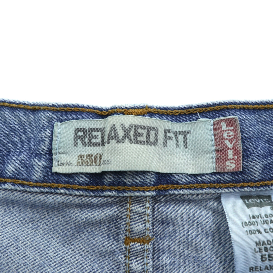 Levi's 550 Relaxed Fit Denim Pants Jeans XL Indigo 5504891