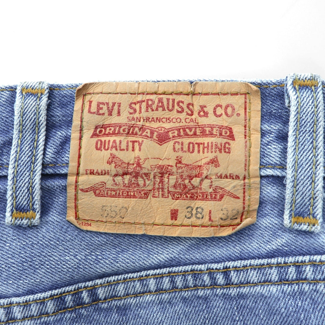 Levi's 550 Relaxed Fit Denim Pants Jeans XL Indigo 5504891