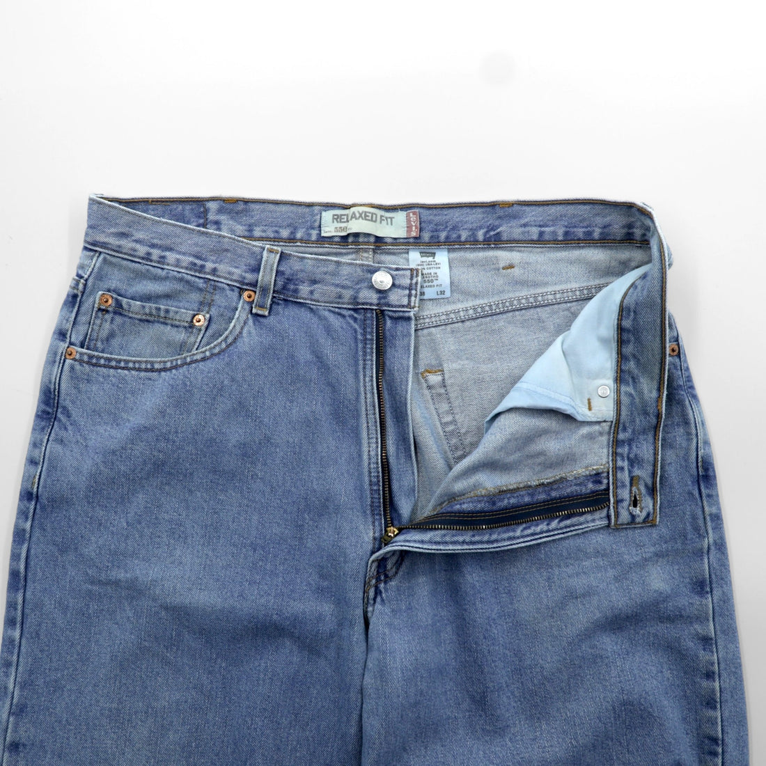 Levi's 550 Relaxed Fit Denim Pants Jeans XL Indigo 5504891
