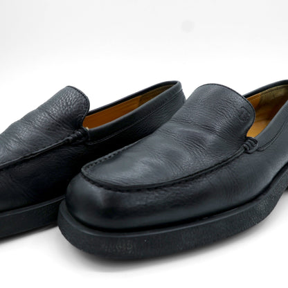 TOD'S ヴァンプ ドライビングシューズ スリッポン ローファー 28cm ブラック レザー イタリア製