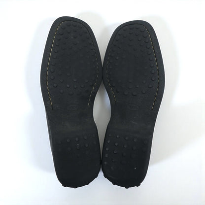 TOD'S ヴァンプ ドライビングシューズ スリッポン ローファー 28cm ブラック レザー イタリア製