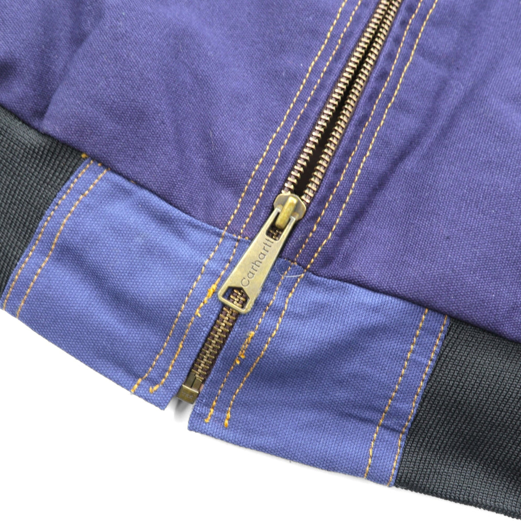 carhartt リメイク 再構築 カラーブロック ダック アクティブジャケット パーカー L マルチカラー クレイジーパターン コットン